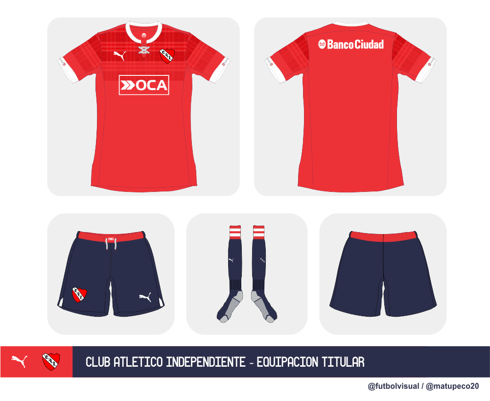 Club Atlético Independiente - Camiseta Puma titular